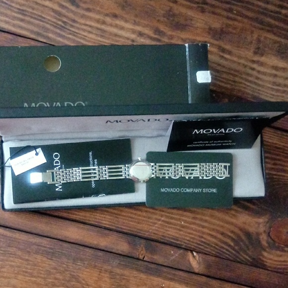 Ladies Black Dial Silver Stainless Steel Watch - Picture 4 of 6